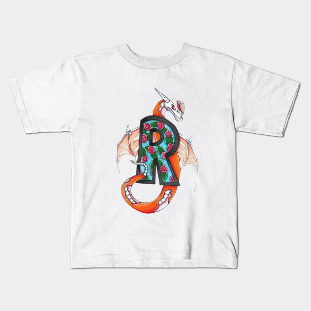 Rotting dragon Kids T-Shirt by BeksSketches